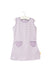 A Purple Sleeveless Dresses from Steiff in size 6-12M for girl. (Front View)