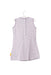 A Purple Sleeveless Dresses from Steiff in size 6-12M for girl. (Back View)