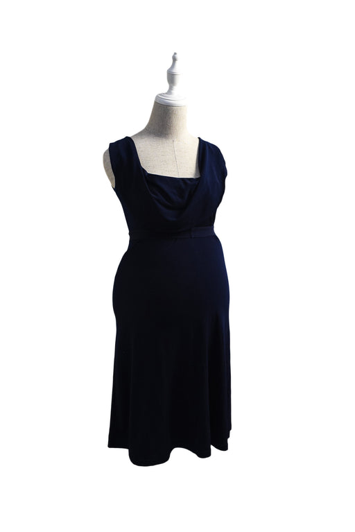 A Navy Sleeveless Dresses from Ripe in size XS for maternity. (Front View)