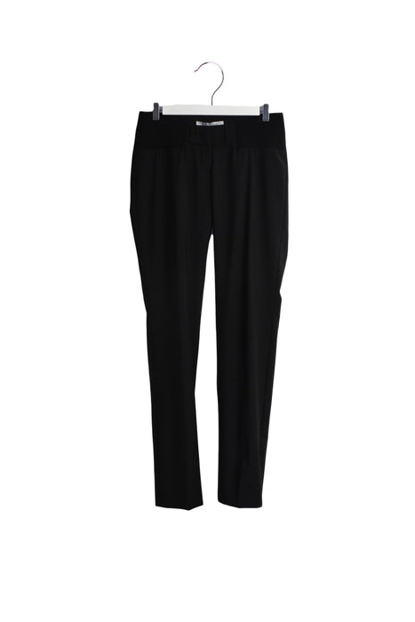 A Black Dress Pants from Slacks & Co in size S for maternity. (Front View)