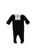 A Navy Long Sleeve Jumpsuits from Ralph Lauren in size 3-6M for girl. (Front View)