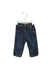 A Blue Jeans from Cadet Rousselle in size 3-6M for girl. (Front View)