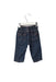 A Blue Jeans from Cadet Rousselle in size 3-6M for girl. (Back View)