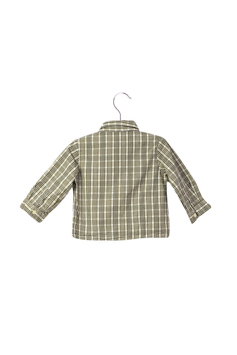 A Brown Shirts from La Stupenderia in size 3-6M for boy. (Back View)