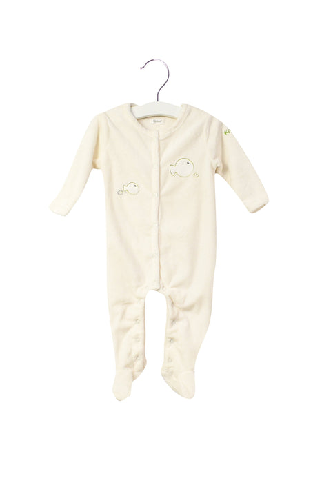 A Ivory Long Sleeve Jumpsuits from Kaloo in size 6-12M for girl. (Front View)