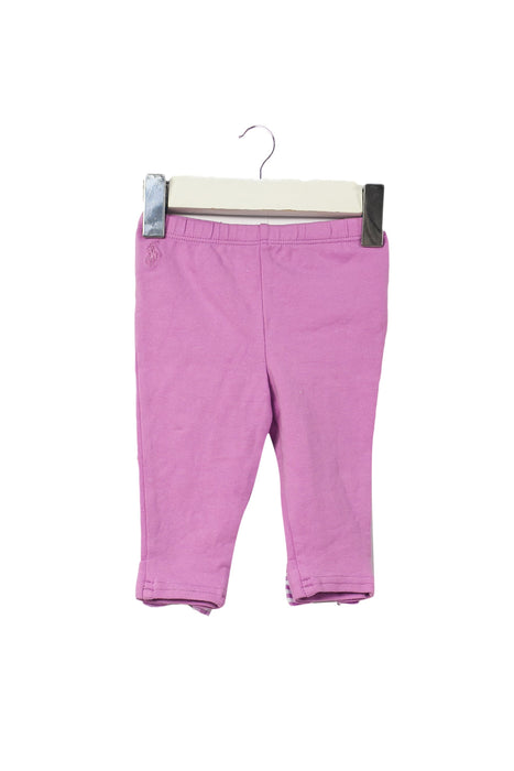 A Purple Leggings from Ralph Lauren in size 3-6M for girl. (Front View)