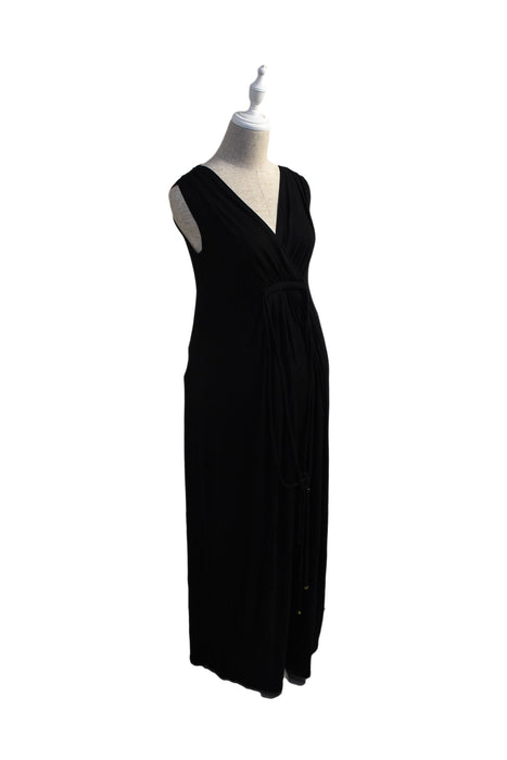 A Black Sleeveless Dresses from Predict in size S for maternity. (Front View)