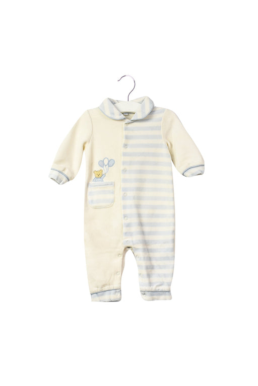 A Ivory Long Sleeve Jumpsuits from Nicholas & Bears in size 3-6M for boy. (Front View)