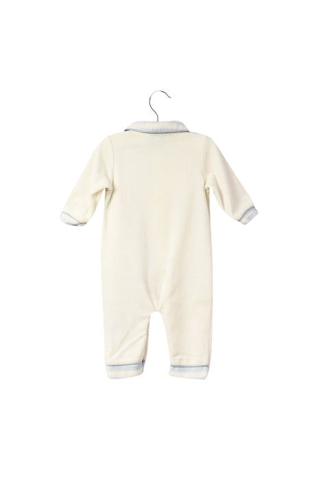 A Ivory Long Sleeve Jumpsuits from Nicholas & Bears in size 3-6M for boy. (Back View)