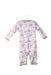 A Purple Long Sleeve Jumpsuits from Apple Park in size 3-6M for girl. (Back View)