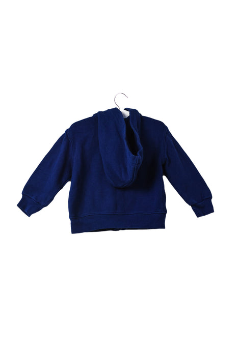 A Blue Zippered Sweatshirts from Ralph Lauren in size 6-12M for boy. (Back View)