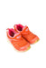 A Pink Sneakers from Nike in size 7Y for girl. (Front View)