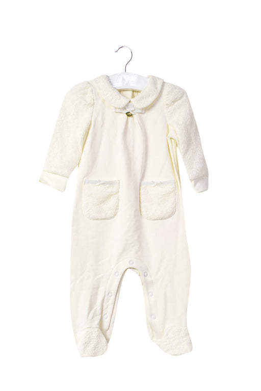 A White Long Sleeve Jumpsuits from Nicholas & Bears in size 3-6M for girl. (Front View)