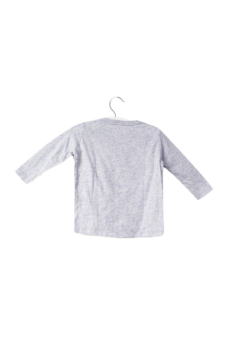 A Blue Long Sleeve Tops from Seed in size 3-6M for boy. (Back View)