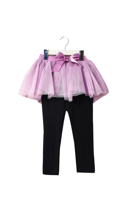 A Black Leggings from Nanette Lepore in size 3T for girl. (Front View)