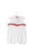 A Red Sleeveless Rompers from Armani in size 3-6M for girl. (Back View)