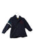 A Navy Cardigans from Petit Bateau in size 6-12M for boy. (Front View)