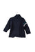 A Navy Cardigans from Petit Bateau in size 6-12M for boy. (Back View)