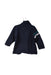 A Navy Cardigans from Petit Bateau in size 6-12M for boy. (Back View)