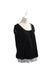 A Black Short Sleeve Tops from Majamas in size M for maternity. (Front View)