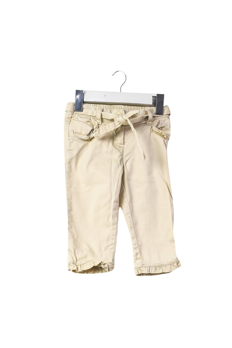 A Beige Casual Pants from Janie & Jack in size 6-12M for girl. (Front View)