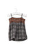 A Brown Sleeveless Tops from Bonpoint in size 0-3M for girl. (Front View)