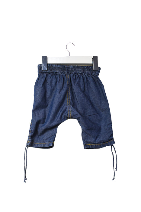 A Blue Casual Pants from Fox & Finch in size 3-6M for boy. (Back View)