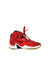 A Red Sneakers from Nike in size 6T for boy. (Back View)
