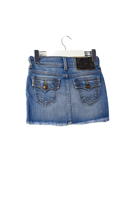 A Blue Short Skirts from True Religion in size 4T for girl. (Back View)