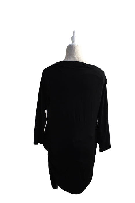 A Black Long Sleeve Dresses from Isabella Oliver in size XL for maternity. (Back View)