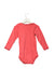 A Pink Long Sleeve Bodysuits from Petit Bateau in size 4T for girl. (Back View)