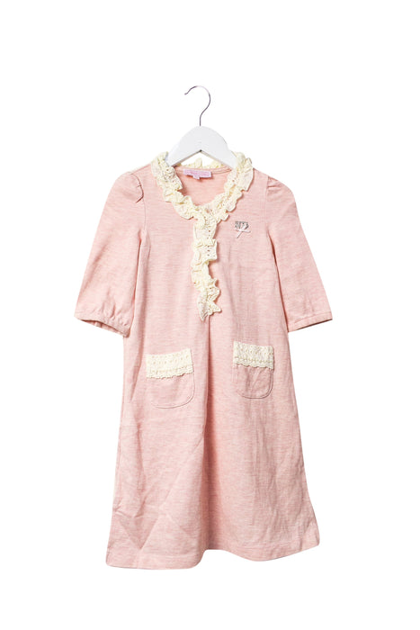 A Pink Long Sleeve Dresses from Nicholas & Bears in size 2T for girl. (Front View)