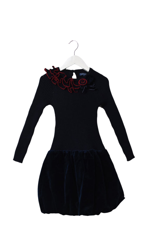 A Navy Sweater Dresses from Nicholas & Bears in size 2T for girl. (Front View)