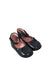 A Navy Flats from Jacadi in size 12-18M for girl. (Front View)