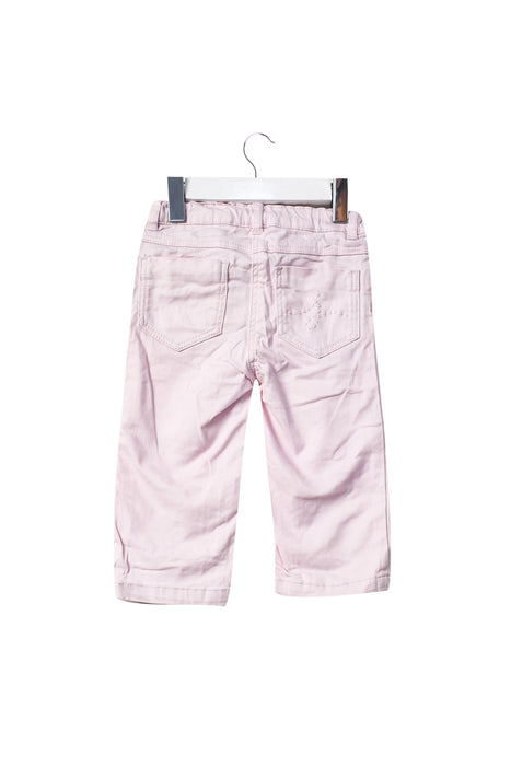 A Pink Casual Pants from null in size 6-12M for girl. (Back View)