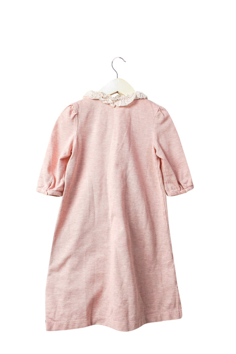 A Pink Long Sleeve Dresses from Nicholas & Bears in size 3T for girl. (Back View)
