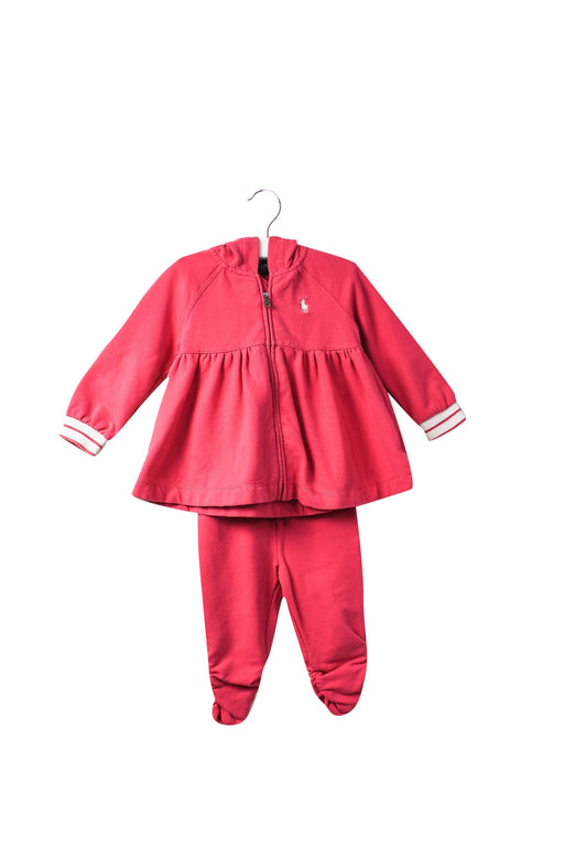 A Pink Pants Sets from Ralph Lauren in size 12-18M for girl. (Front View)