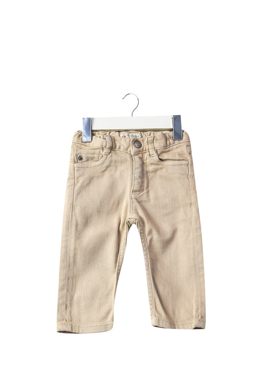 A Brown Casual Pants from Bonpoint in size 3-6M for girl. (Front View)