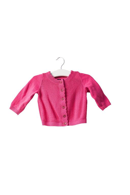 A Pink Cardigans from Tommy Hilfiger in size 3-6M for girl. (Front View)