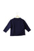 A Navy Sweatshirts from Chickeeduck in size 18-24M for boy. (Back View)