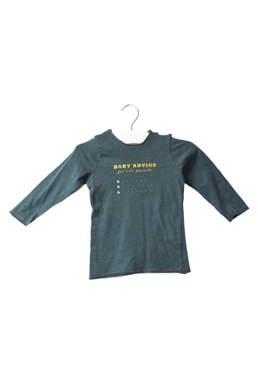 A Grey Long Sleeve Tops from Bonpoint in size 3-6M for neutral. (Front View)
