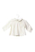 A White Long Sleeve Tops from Bonpoint in size 3-6M for girl. (Front View)