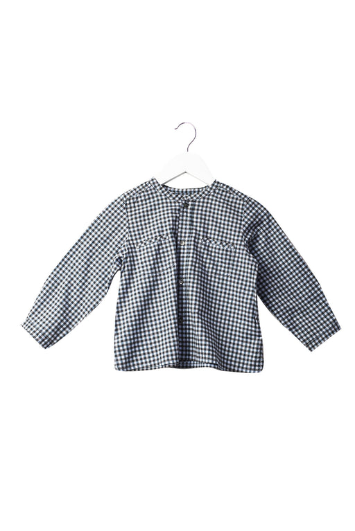 A Blue Shirts from Bonpoint in size 2T for neutral. (Front View)