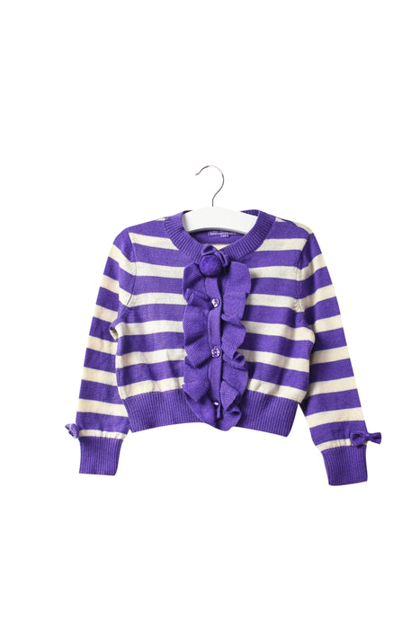 A Purple Cardigans from Nicholas & Bears in size 2T for girl. (Front View)