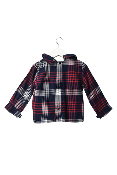 A Navy Long Sleeve Tops from La Petite Luce in size 2T for boy. (Back View)