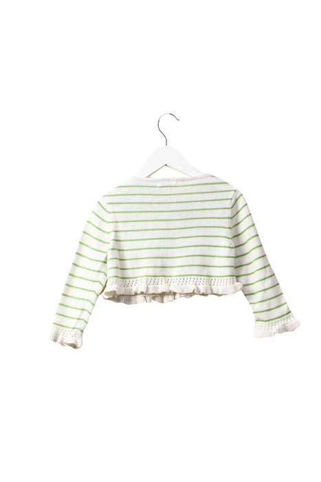 A White Cardigans from Nicholas & Bears in size 4T for girl. (Back View)