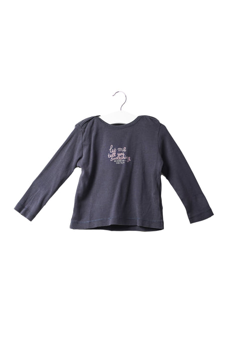 A Green Long Sleeve Tops from Imps & Elfs in size 6-12M for girl. (Front View)