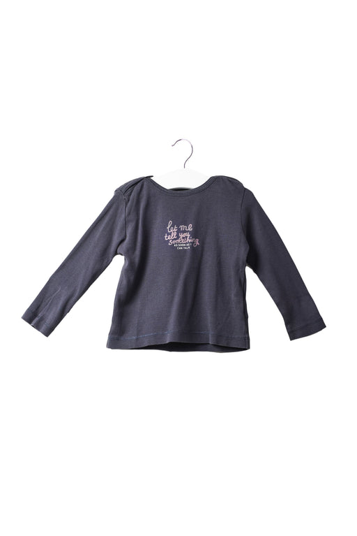 A Green Long Sleeve Tops from Imps & Elfs in size 6-12M for girl. (Front View)