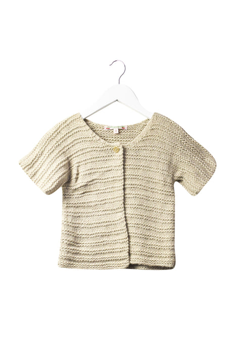 A Beige Cardigans from Bonpoint in size 2T for girl. (Front View)