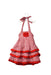 A Red Sleeveless Dresses from Nicholas & Bears in size 12-18M for girl. (Front View)